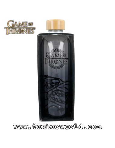 Botella de cristal - Juego de Tronos - Casa Stark - 1030 ml