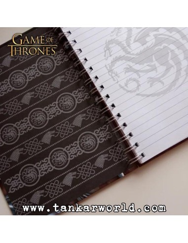 Game Of Thrones - Stark Vs. Targaryen - Libreta A5 con espiral