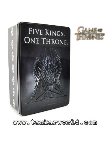 Game Of Thrones - Five Kings. One Throne - Caja metálica