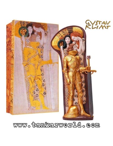 Guerrero de Friso de Beethoven - Gustav Klimt - Figura resina