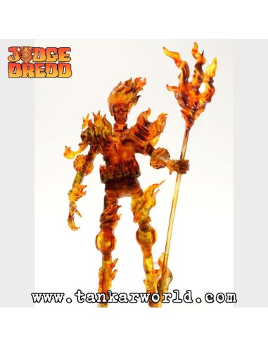 Judge Fire - Exquisite Mini Judge Dredd - Figura articulada - 10 cm - Juez Dredd