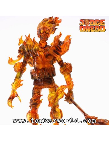 Judge Fire - Exquisite Mini Judge Dredd - Figura articulada - 10 cm - Juez Dredd