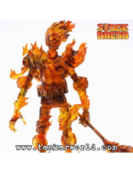 Judge Fire - Exquisite Mini Judge Dredd - Figura articulada - 10 cm - Juez Dredd