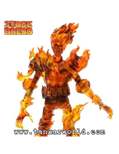 Judge Fire - Exquisite Mini Judge Dredd - Figura articulada - 10 cm - Juez Dredd