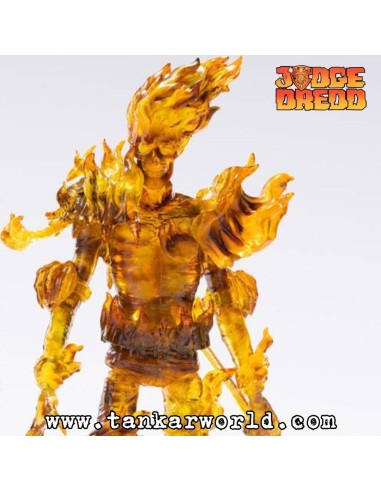 Judge Fire - Exquisite Mini Judge Dredd - Figura articulada - 10 cm - Juez Dredd