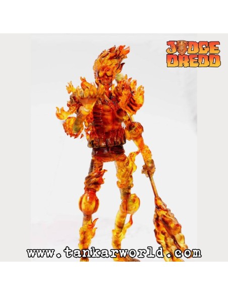 Judge Fire - Exquisite Mini Judge Dredd - Figura articulada - 10 cm - Juez Dredd