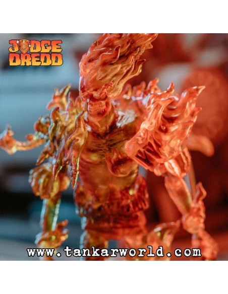 Judge Fire - Exquisite Mini Judge Dredd - Figura articulada - 10 cm - Juez Dredd