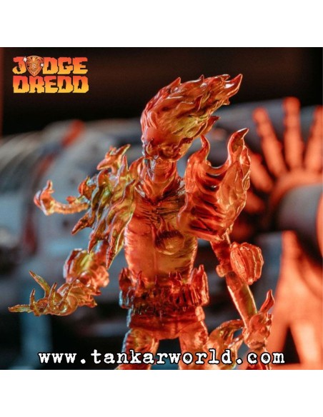 Judge Fire - Exquisite Mini Judge Dredd - Figura articulada - 10 cm - Juez Dredd