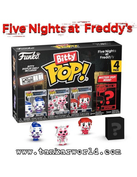 Bitty Pop! - Ballora, Funtime Foxy, Baby & ? - Five Nights at Freddy's