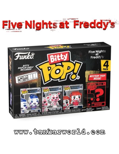 Bitty Pop! - Ballora, Funtime Foxy, Baby & ? - Five Nights at Freddy's