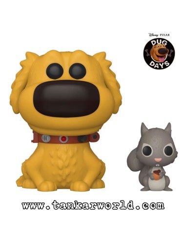 Funko Pop! - Dug & Squirrel - Dug Days  - Disney - Pixar - 1092