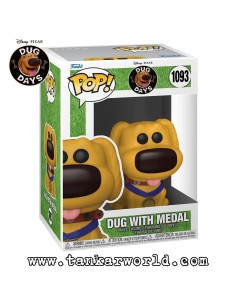 Funko Pop! - Dug with medal - Dug Days  - Disney - Pixar - 1093 2