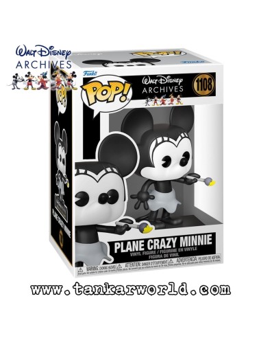 Funko Pop! - Plane Crazy Minnie - Walt Disney Archives - 1108