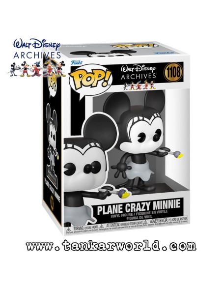 Funko Pop! - Plane Crazy Minnie - Walt Disney Archives - 1108