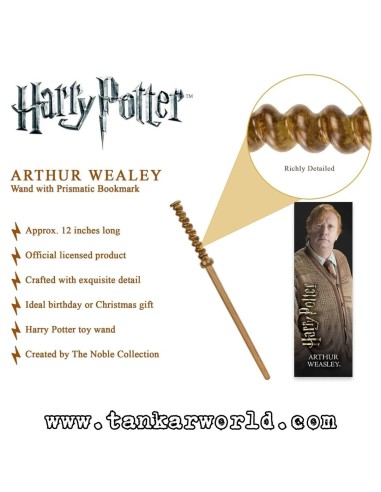 Arthur Weasley - Varita Mágica - Harry Potter - 30 cm