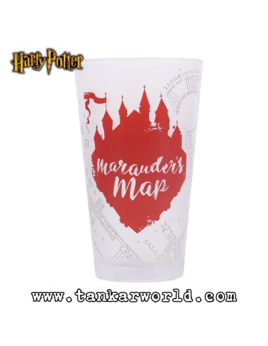 Vaso de cristal Mapa del Merodeador - Harry Potter - 450 ml
