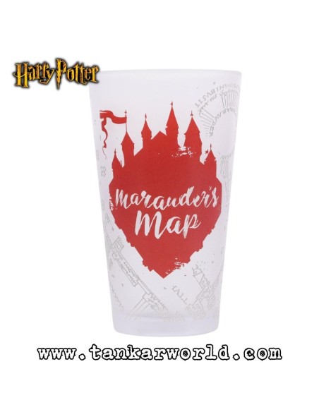 Vaso de cristal Mapa del Merodeador - Harry Potter - 450 ml