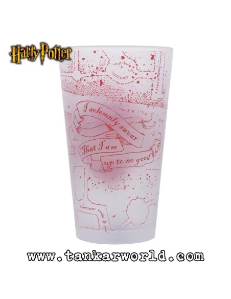 Vaso de cristal Mapa del Merodeador - Harry Potter - 450 ml