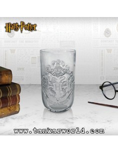 Vaso de cristal Logo Hogwarts en relieve - Harry Potter - 450 ml 2