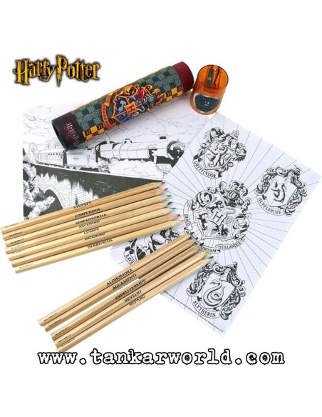 Set de 10 Lápices varios colores - Harry Potter