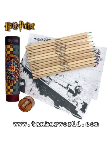 Set de 10 Lápices varios colores - Harry Potter