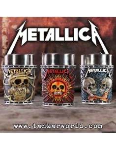Metallica - Vasos de Chupito - Pack 3 unidades