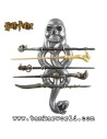 Set de 5 varitas magicas con expositor Dark Mark - Harry Potter