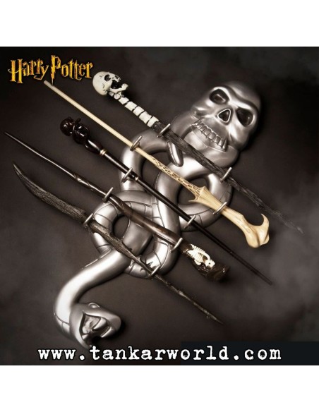 Set de 5 varitas magicas con expositor Dark Mark - Harry Potter