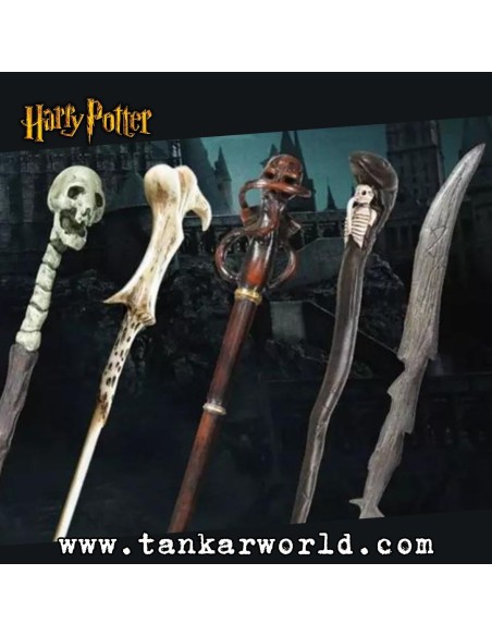 Set de 5 varitas magicas con expositor Dark Mark - Harry Potter