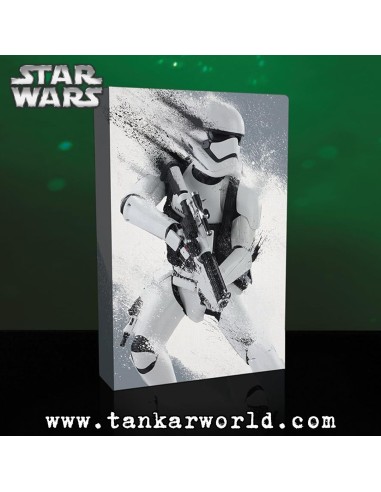 Cuadro con luz Stoormtrooper Star Wars - Lampara Luminart