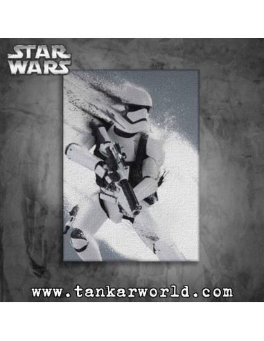 Cuadro con luz Stoormtrooper Star Wars - Lampara Luminart