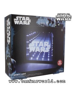 Cuadro Luz Infinita - Logo Star Wars - 25x25 cm 2