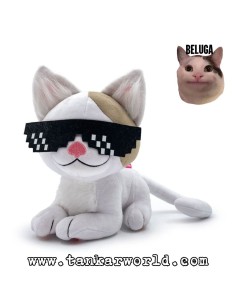 Beluga Cat - Peluche - Youtooz - 30 cm