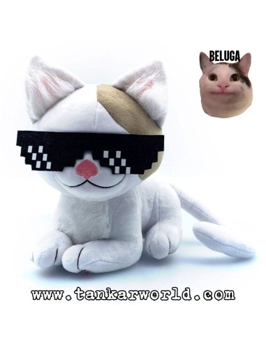 Beluga Cat - Peluche - Youtooz - 30 cm