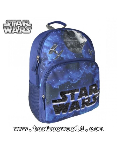 Mochila Star Wars - Logo lentejuelas movibles