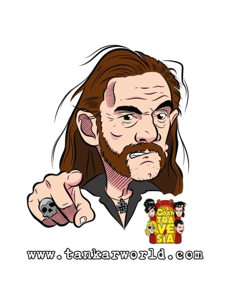 Lemmy Kilmister - Camiseta Hombre - La Gran Travesía - Podcast