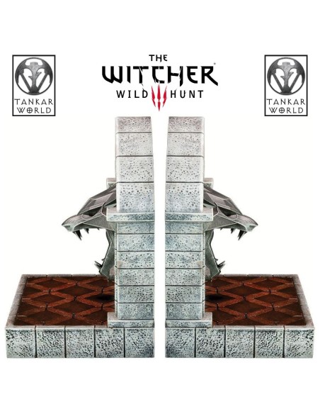 The Witcher - Set de 2 sujetalibros de The Witcher 3: Wild Hunt