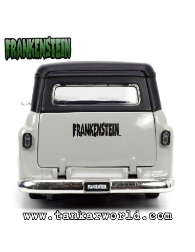 Chevy Suburban 1957 y Figura Frankenstein - Universal Monsters - Escala 1:24