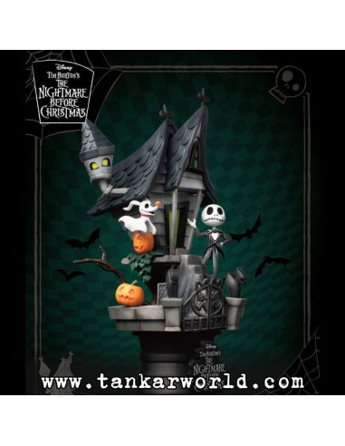 Pesadilla antes de Navidad - Diorama PVC D-Stage Jack's Haunted House - 15 cm