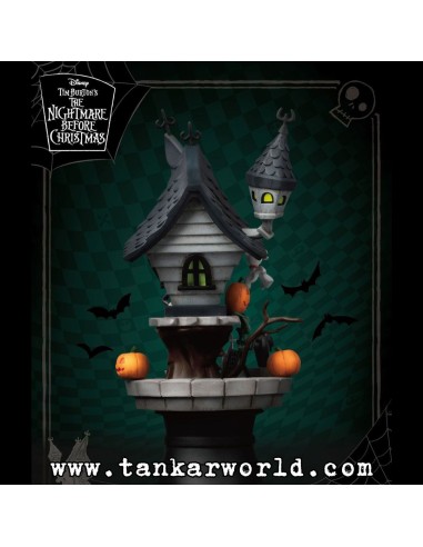 Pesadilla antes de Navidad - Diorama PVC D-Stage Jack's Haunted House - 15 cm