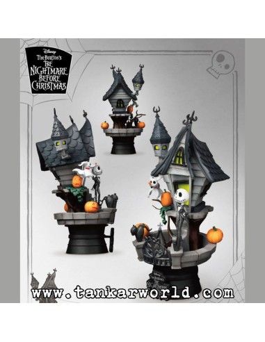 Pesadilla antes de Navidad - Diorama PVC D-Stage Jack's Haunted House - 15 cm