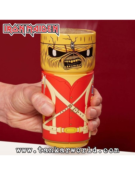 Taza CosCup - Eddie Iron Maiden - Taza de cerámica con funda de goma - 400 ml