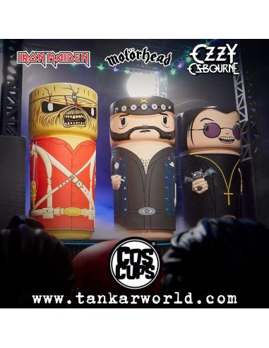 Taza CosCup - Eddie Iron Maiden - Taza de cerámica con funda de goma - 400 ml