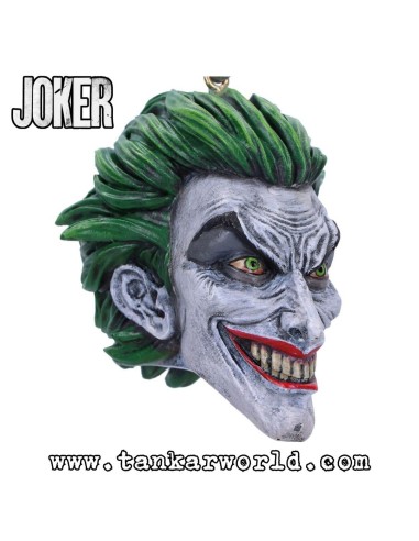 Cabeza de Joker - Decoración Árbol de Navidad - 7 cm