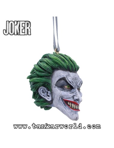 Cabeza de Joker - Decoración Árbol de Navidad - 7 cm