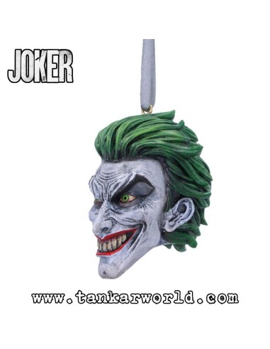 Cabeza de Joker - Decoración Árbol de Navidad - 7 cm