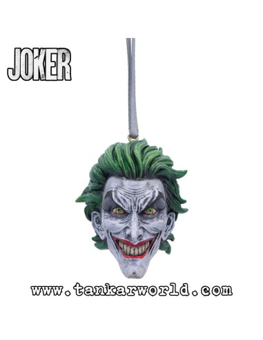 Cabeza de Joker - Decoración Árbol de Navidad - 7 cm