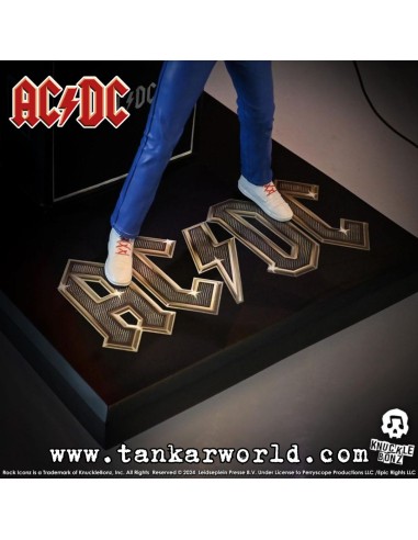 Brian Johnson - AC/DC - Estatua Rock Iconz - Knucklebonz - 23 cm
