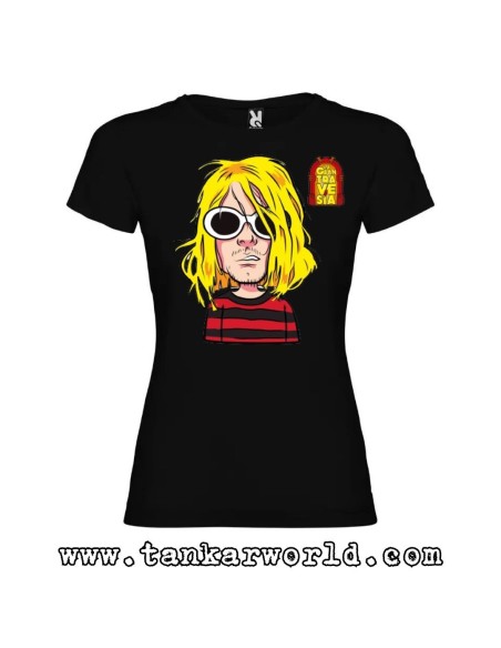 Kurt Cobain - Camiseta Mujer - La Gran Travesía - Podcast
