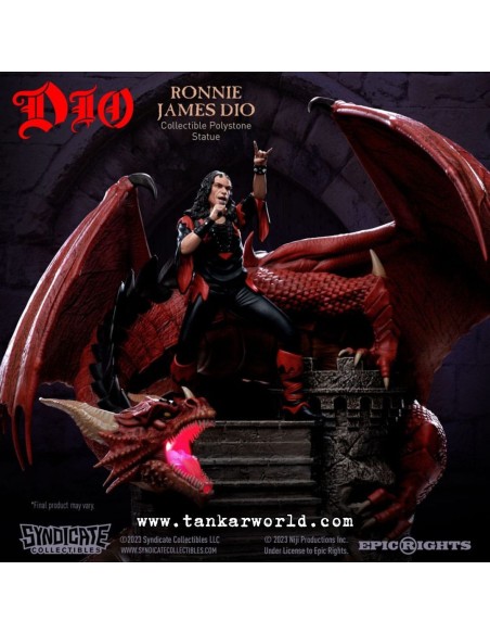 Ronnie James Dio - Estatua Escala 1:10 - 36 cm